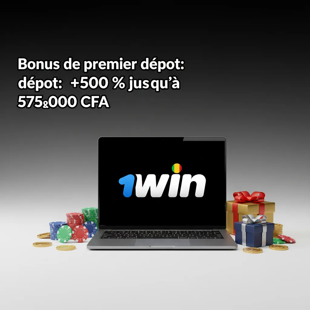Bonus premier dépôt Mali: +500% jusqu’à 575 000 CFA pour paris sportifs et casino. Dépôt min 500 CFA.