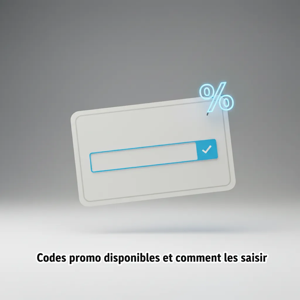 Tableau des codes promo BONUSMLI, SPORTMLI, SLOTMLI et guide en 4 étapes pour saisir un code au dépôt