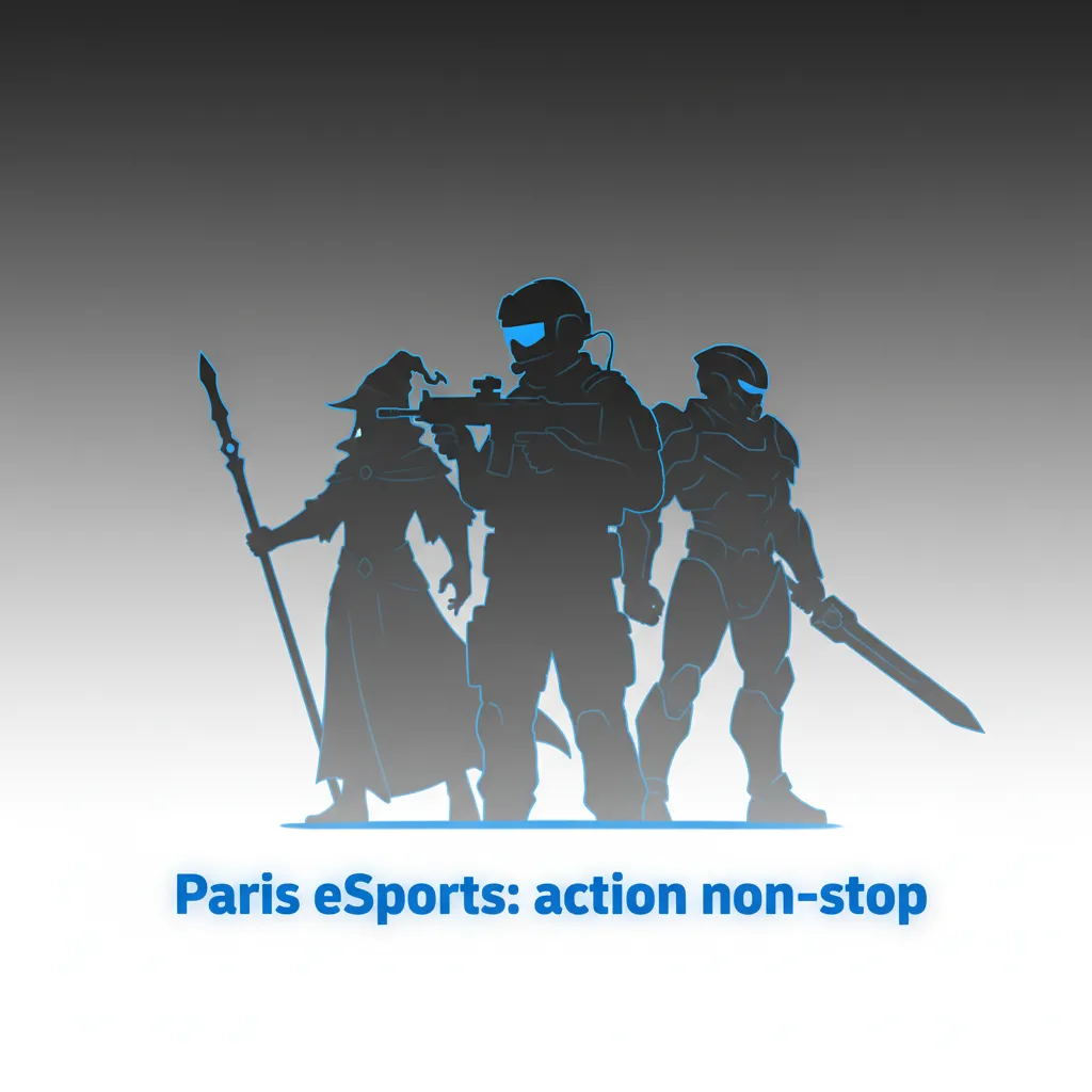 Bannière paris eSports: Dota 2, CS2, StarCraft II, LoL; paris cartes, rounds, kills et objectifs; tickets combinés.