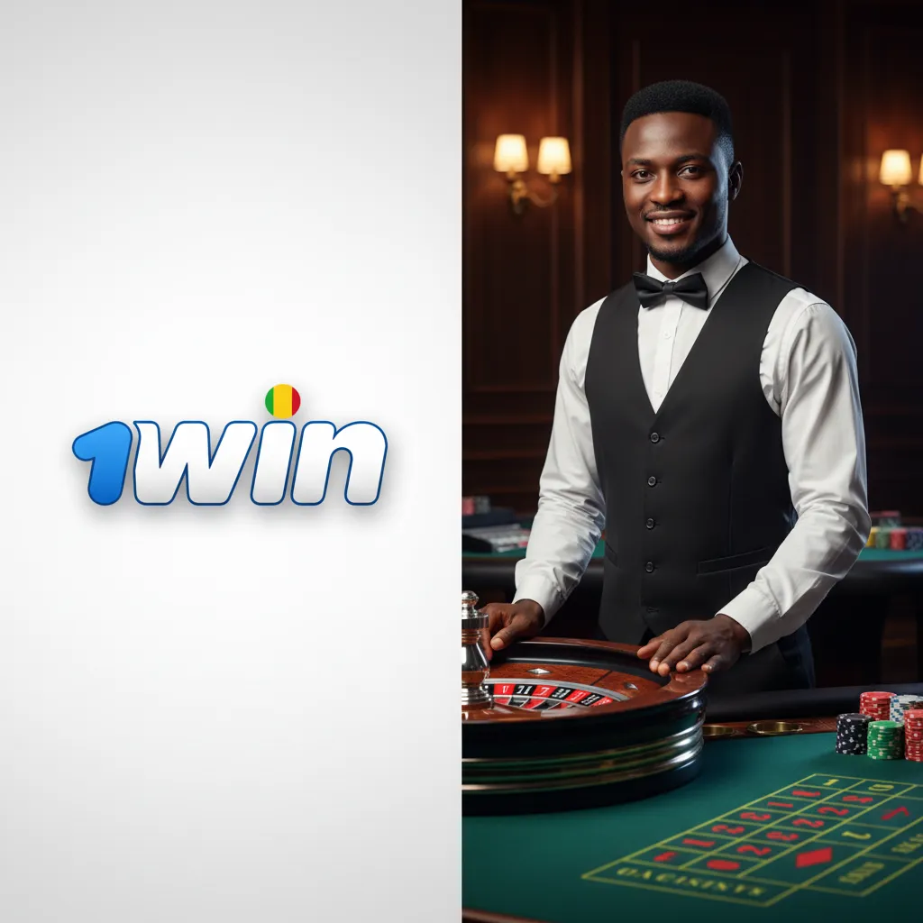 Live casino 1win: croupiers en studio animant roulette, blackjack, baccarat en direct, streaming HD avec chat.