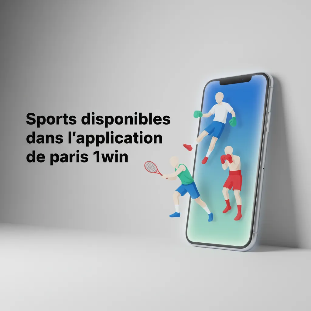 Application 1win: paris LIVE et prématch; Simple, Combiné, Système; sports et eSports avec stats et diffusion des matchs.